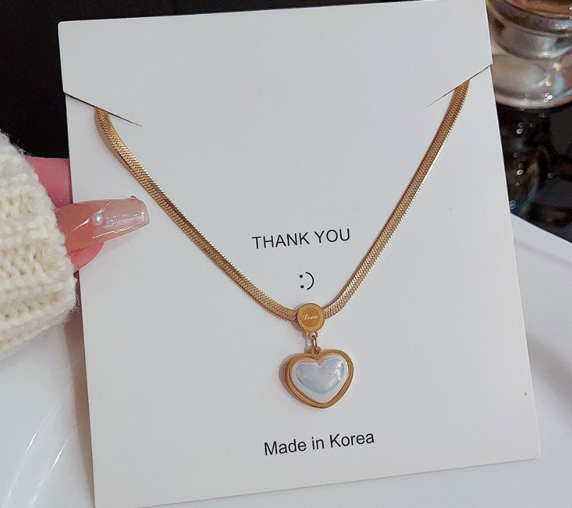 Collar Corazón de Perla